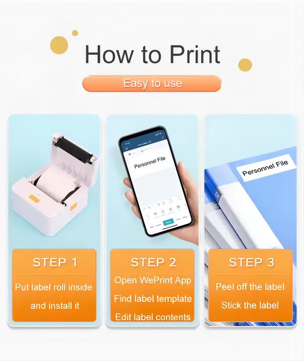 P1/P58C 57mm Thermal Printer for Receipts & Labels - High-Speed Portable Bluetooth POS Printer for Retail, Restaurant & Small Business Use