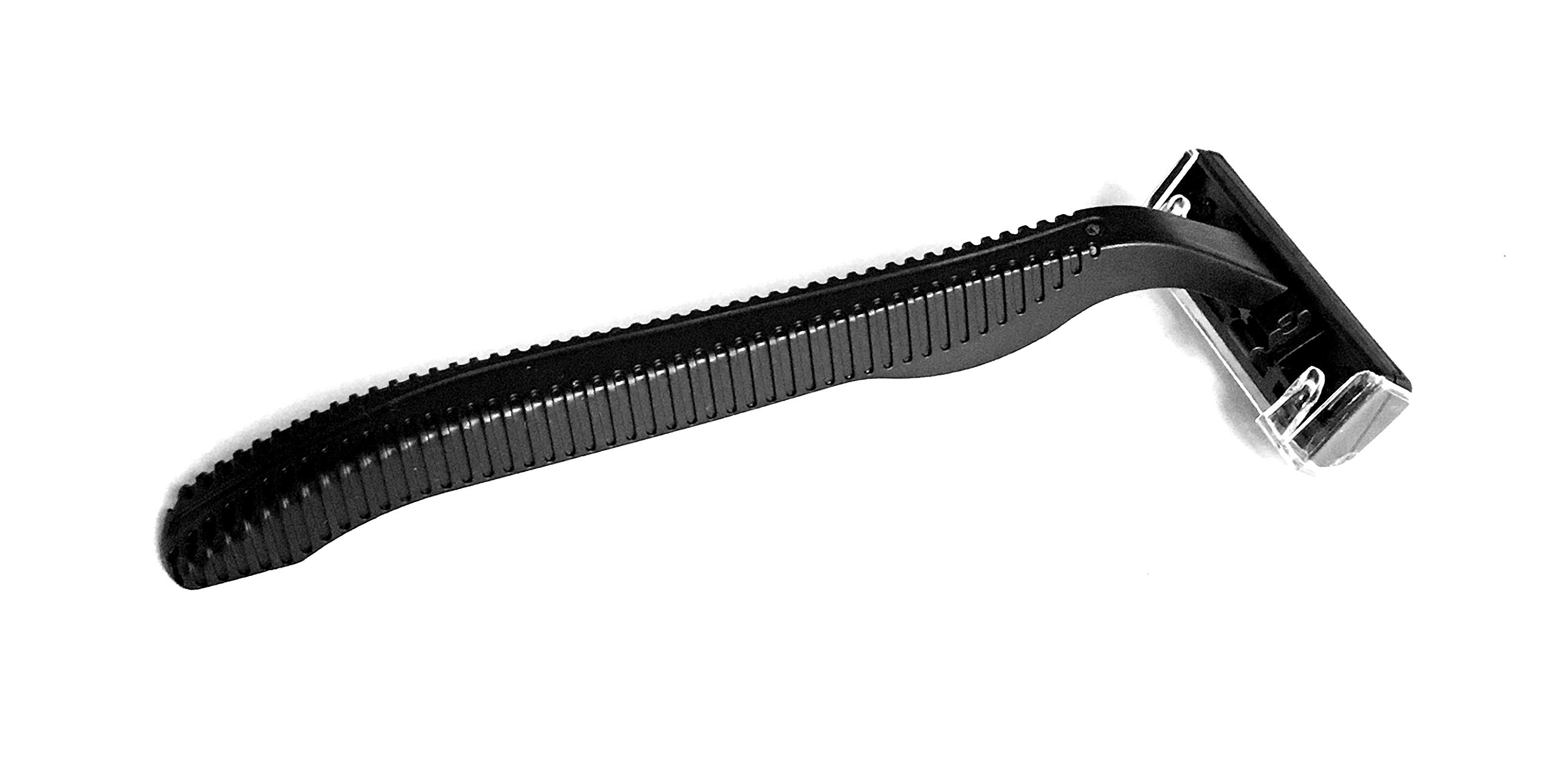40-Pack Premium Black Stainless Steel Twin Blade Razors - Disposable Bullet Blades for Men & Women | High-Quality Hospitality Shavers for Travel, Hotels & Personal Grooming