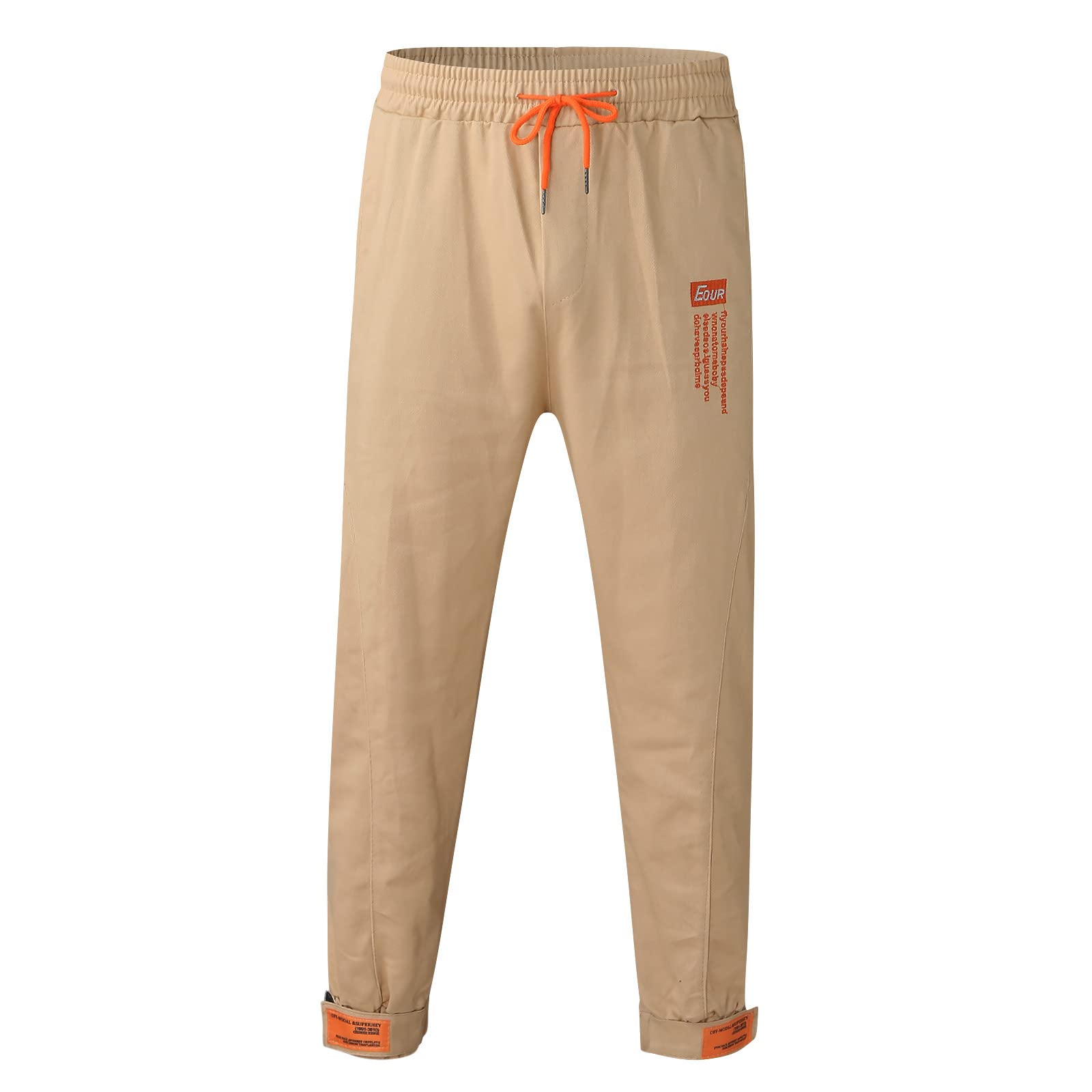 **Men's Cargo Pants - Loose Fit Casual Trousers with Multiple Pockets | Plus Size & Sports Style for Outdoor, Work & Streetwear**    (Note: This optimized title includes SEO-friendly keywords, removes redundancy, translates Chinese terms, and adds usage scenarios like outdoor, work, and streetwear.)