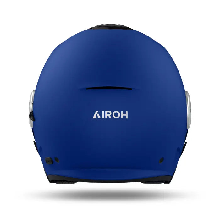 Airoh Helyos Matt Blue Motorcycle Helmet - Lightweight DOT Certified Full Face Helmet for Street & Racing Bikes - Perfect for Commuting, Touring & Track Days