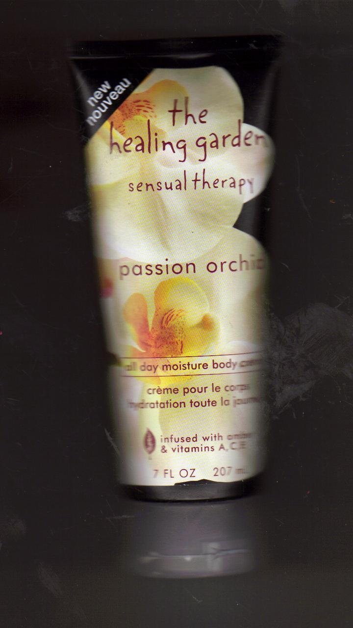 The Healing Garden Sensual Therapy Passion Orchid Body Cream - Moisturizing & Aromatherapy for Relaxation & Romance - Perfect for Spa Nights & Couples Massage