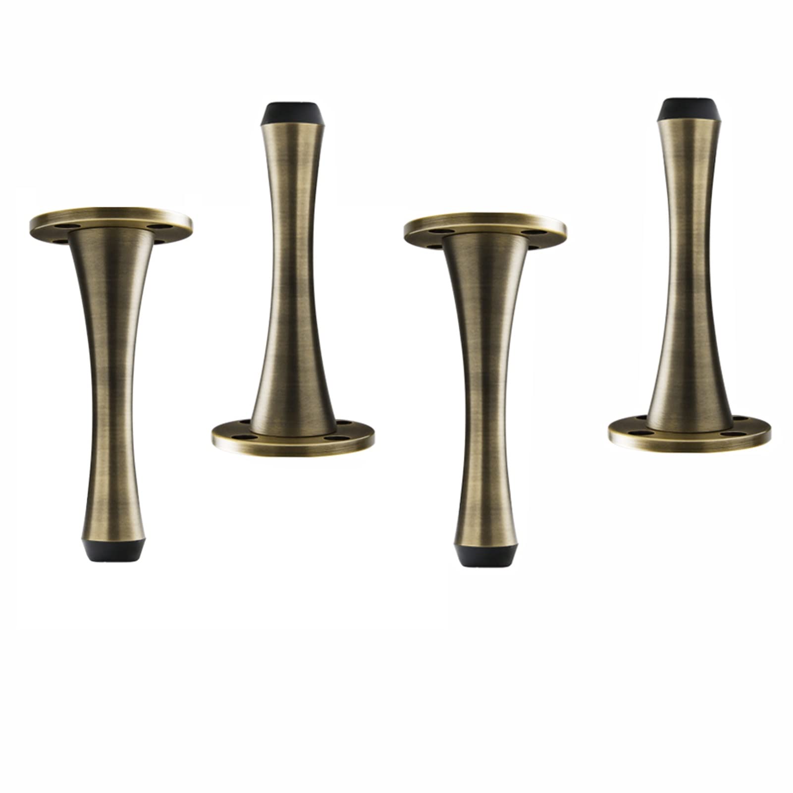 Adjustable Mid-Century Modern Furniture Legs - 12.2 Inch Bronze Sofa Legs for Couch, Armchair, Recliner, Coffee Table & Dresser | Sturdy Replacement Legs for Living Room, Bedroom & Office Furniture