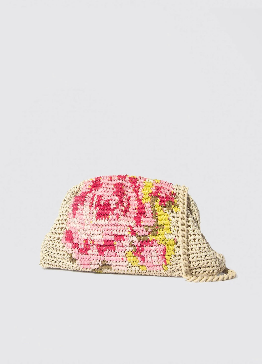 Handmade Rose Crochet Game Purse in Ecru - Elegant Vintage Style Coin Bag for Women - Perfect for Casino Nights, Bridal Showers & Special Occasions