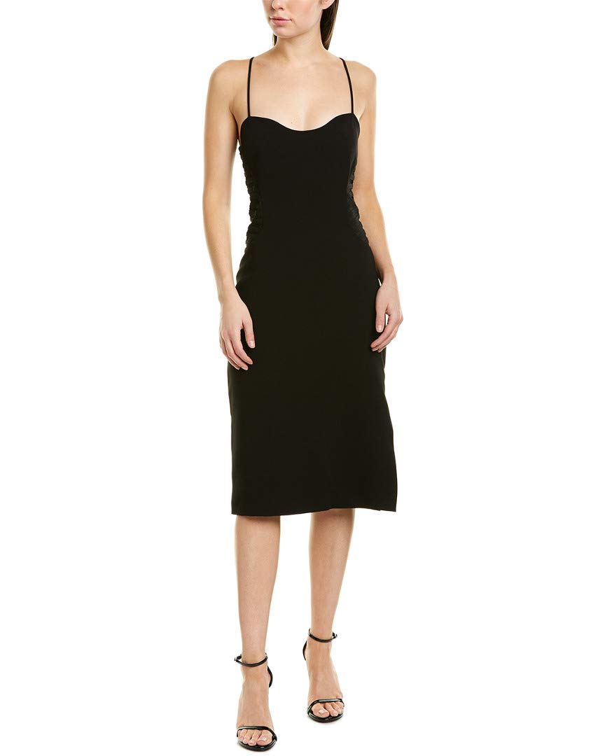 Halston Women's Sleeveless Cape Dress - Elegant Formal Evening Gown for Weddings, Parties & Special Occasions