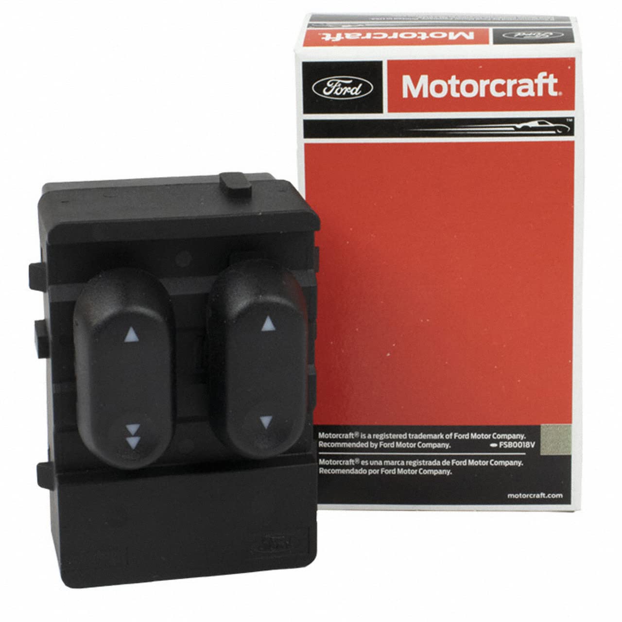 Motorcraft SW7164 Power Window Control Switch - Compatible with Ford, Lincoln, Mercury Vehicles - Perfect for Driver Side Window Repair & Replacement