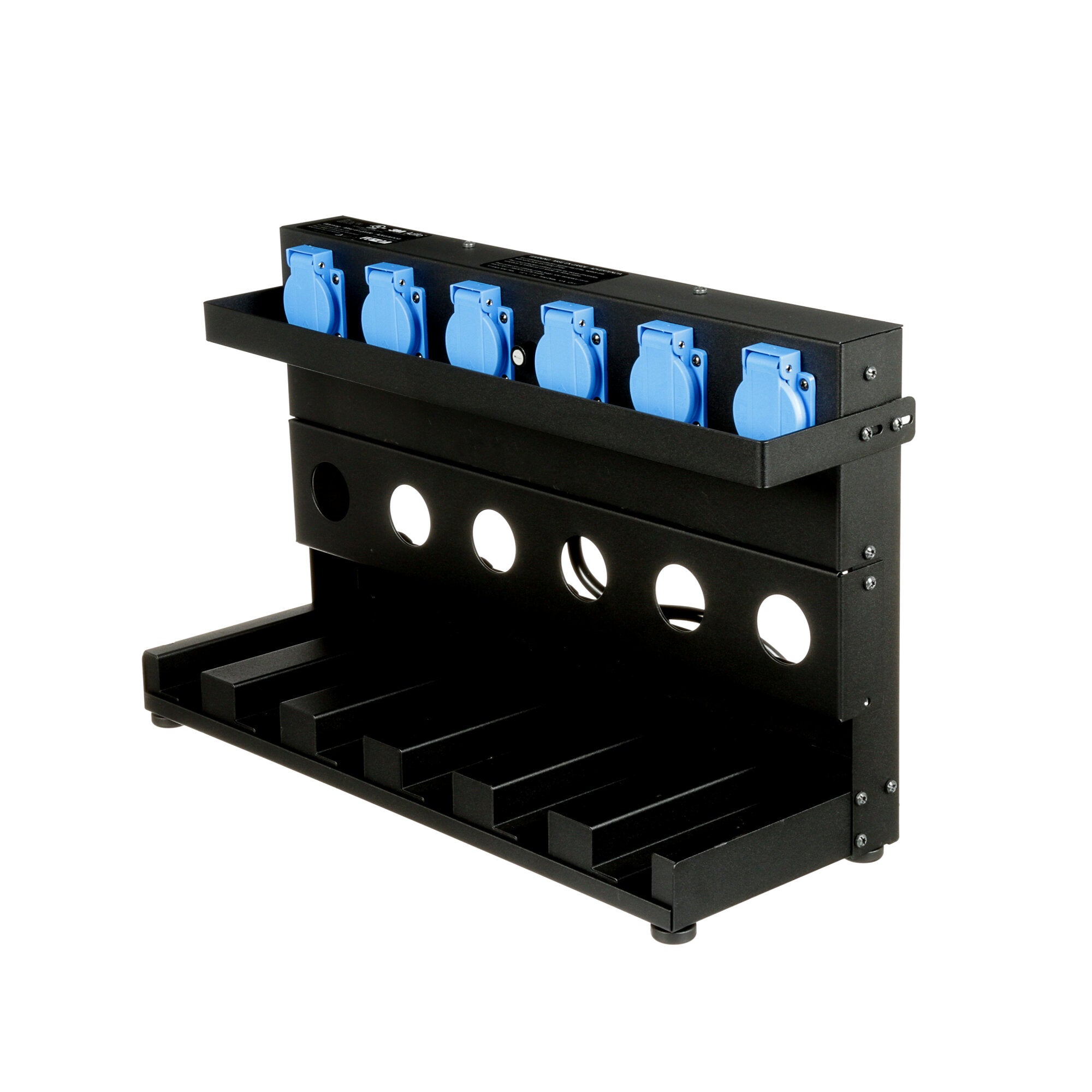 3M Adflo 6-Position Battery Charging Stand (Model 35 0099 08N6) - Fast Charging Station for Multiple Batteries - Perfect for Construction, Welding & Industrial Work Environments