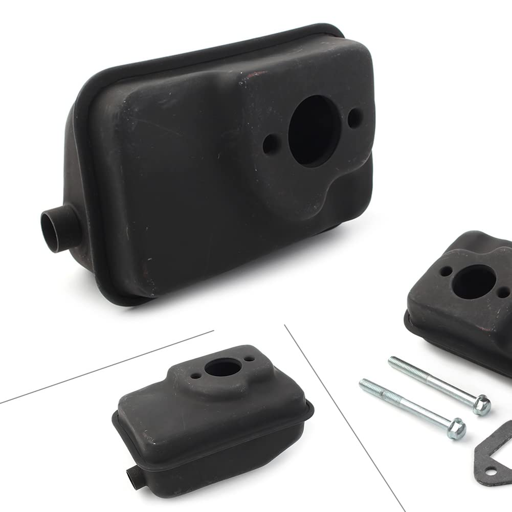 Universal 2-Stroke Exhaust Muffler for 47cc-49cc ATV/Dirt Bike - Black