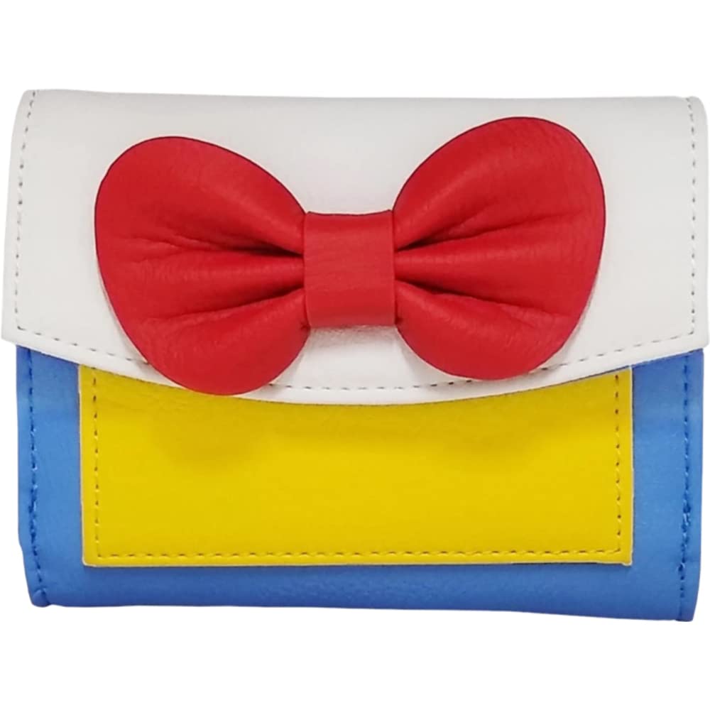 Loungefly Disney Snow White Cosplay Bow Wallet - Cute Character Crossbody Bag for Women, Girls | Perfect for Disney Parks, Cosplay, and Collectors