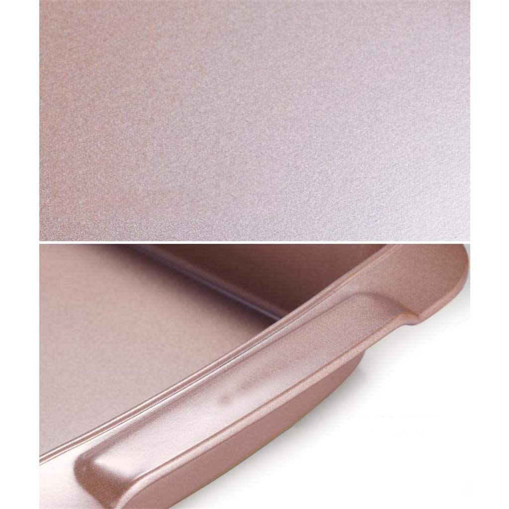 Golden Square Baking Dish - Non-Stick Oven Tray for Cakes & Muffins