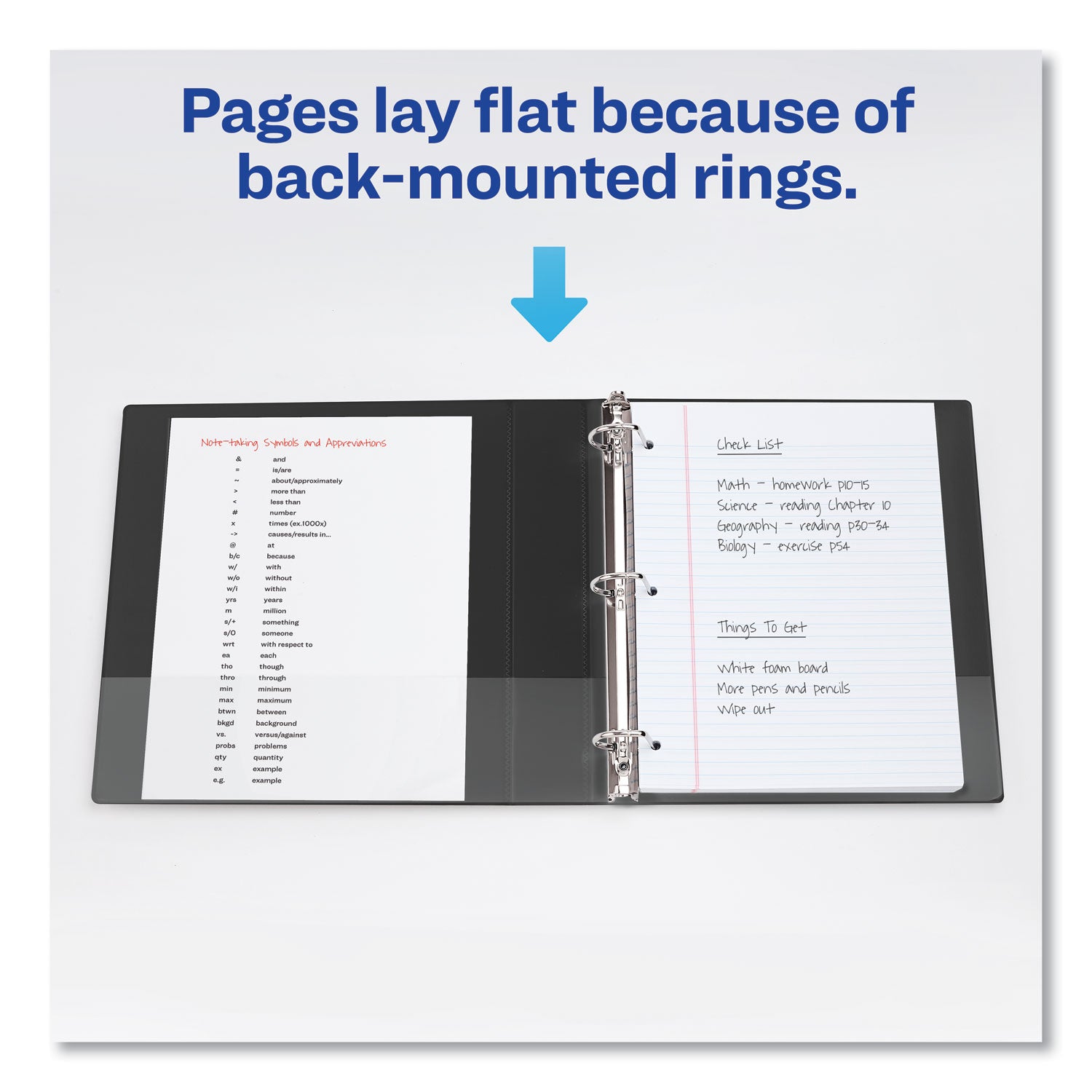 Avery® Durable 3-Ring Binder with DuraHinge™ Technology - 1.5