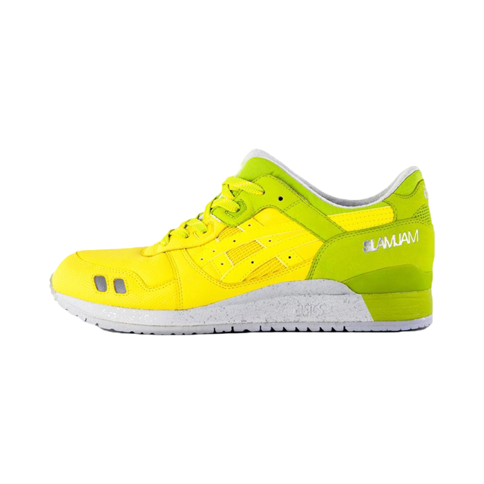 ASICS Gel Lyte III Retro Running Shoes - Slam Jam 2013 Limited Edition in Yellow Lime | Men's Lightweight Sneakers for Jogging, Gym Workouts & Streetwear Fashion