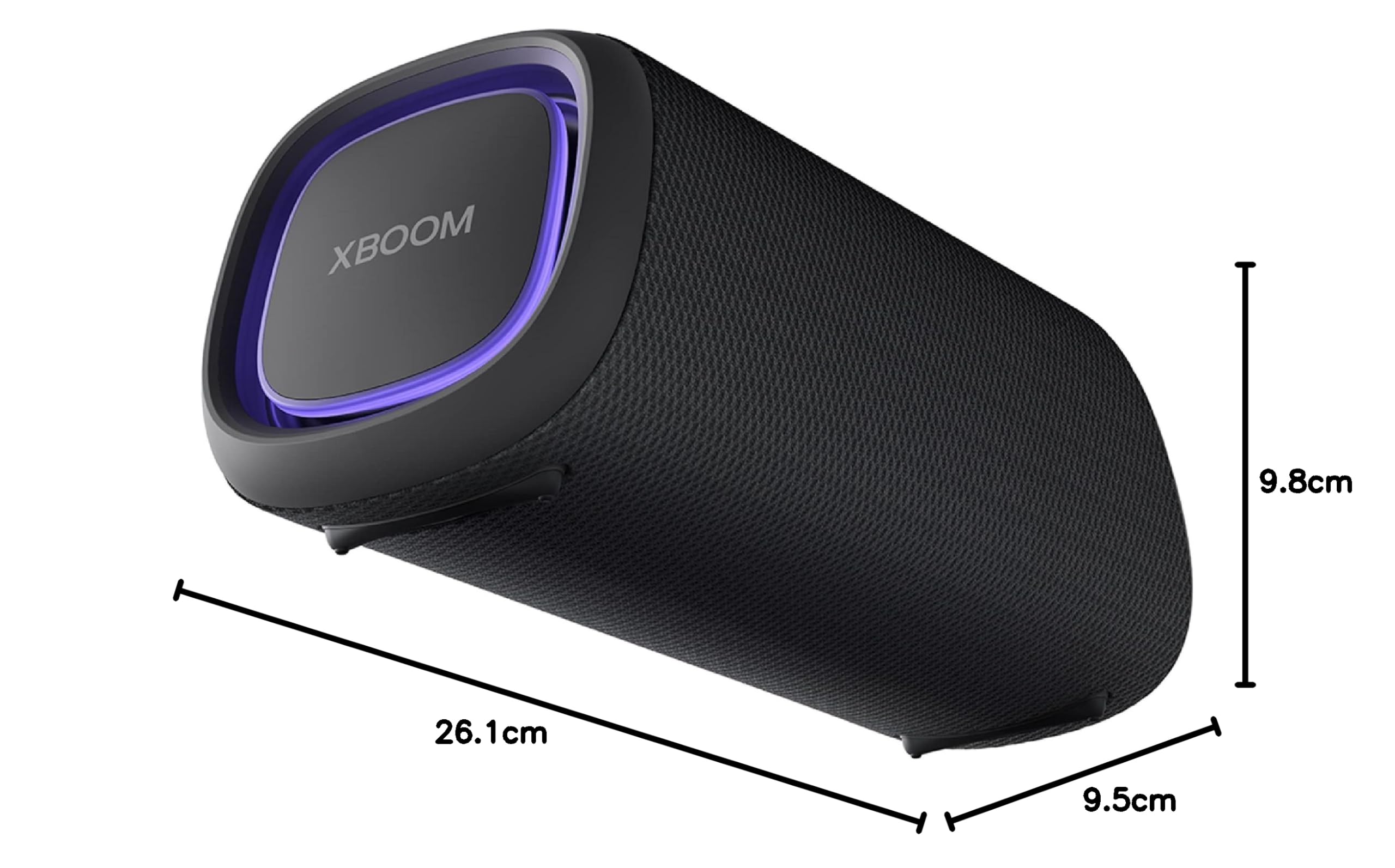 LG XBOOM Go XG7QBK Wireless Bluetooth Speaker - 40W Powerful Sound, IP67 Waterproof, 24H Playtime, RGB LED Lights | Portable Speaker for Outdoor, Beach, Pool Party & Home Use