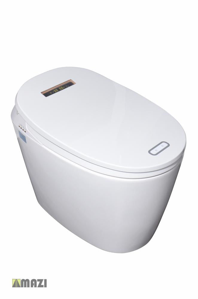 Smart Ceramic Toilet with Bidet & Auto Flush - Modern Water-Saving Design for Bathroom & Home Upgrade | Perfect for Luxury Homes, Hotels & Eco-Friendly Living