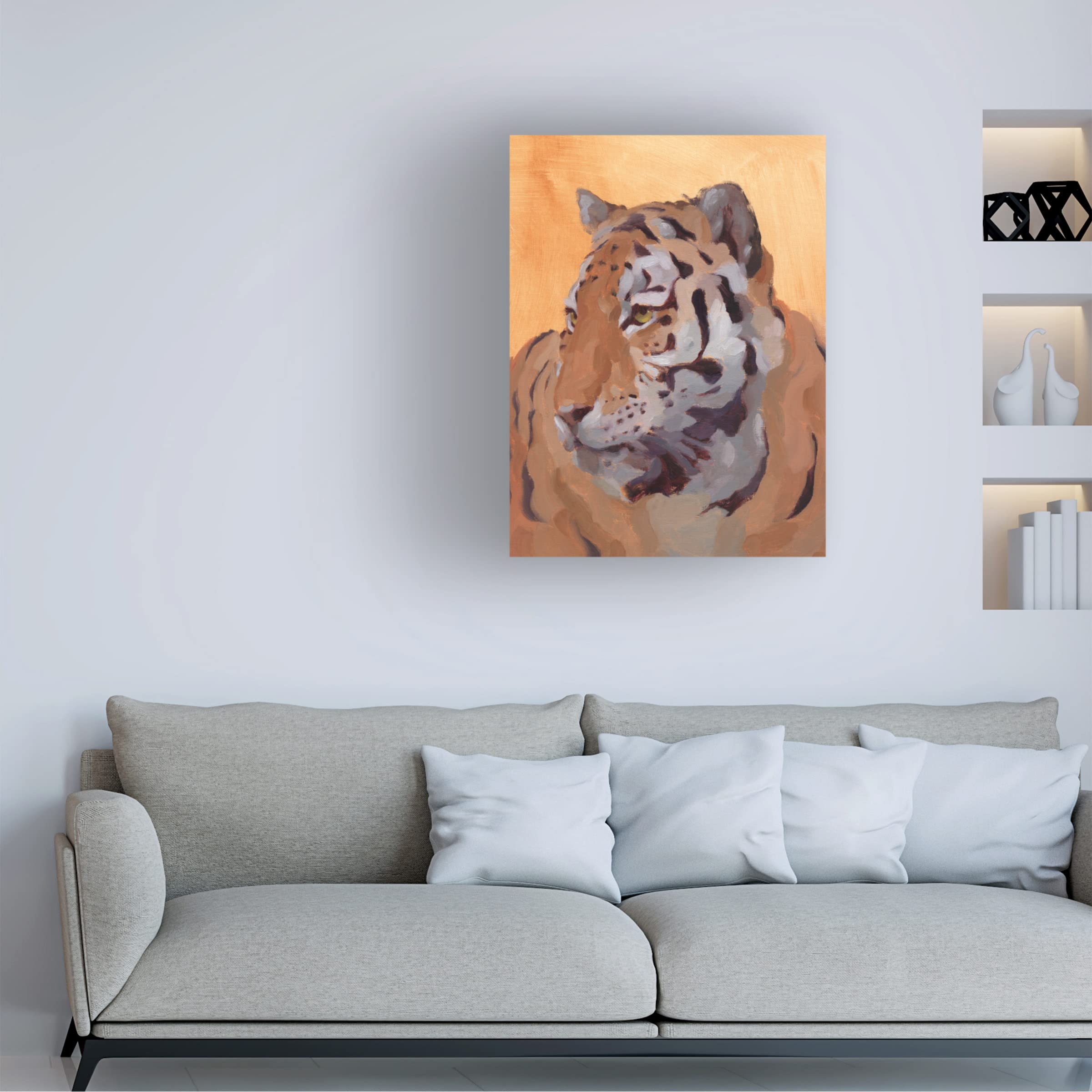 Trademark Fine Art 'Lord of the Jungle II' Canvas Wall Art by Jacob Green - Jungle Themed Home Decor for Living Room, Bedroom & Office