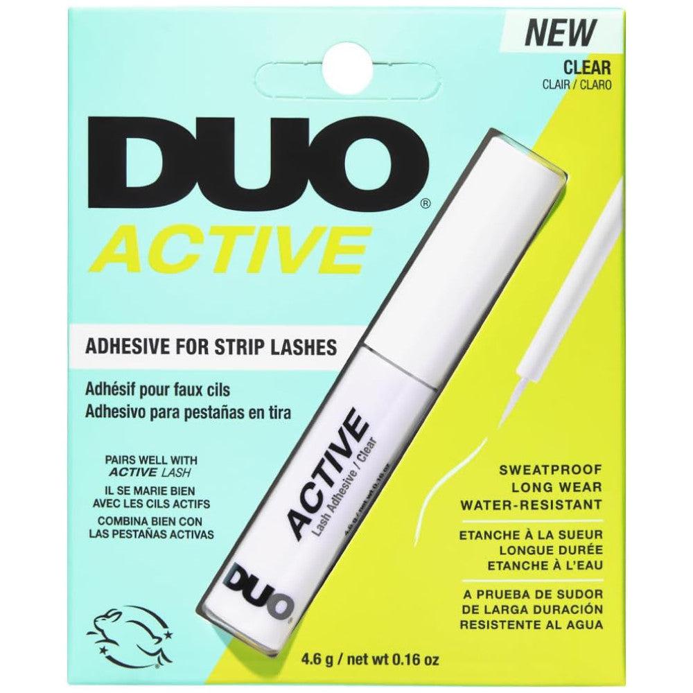 Ardell Active Duo Clear False Eyelashes - Natural Look, Reusable, Cruelty-Free - Perfect for Daily Wear, Parties & Special Events