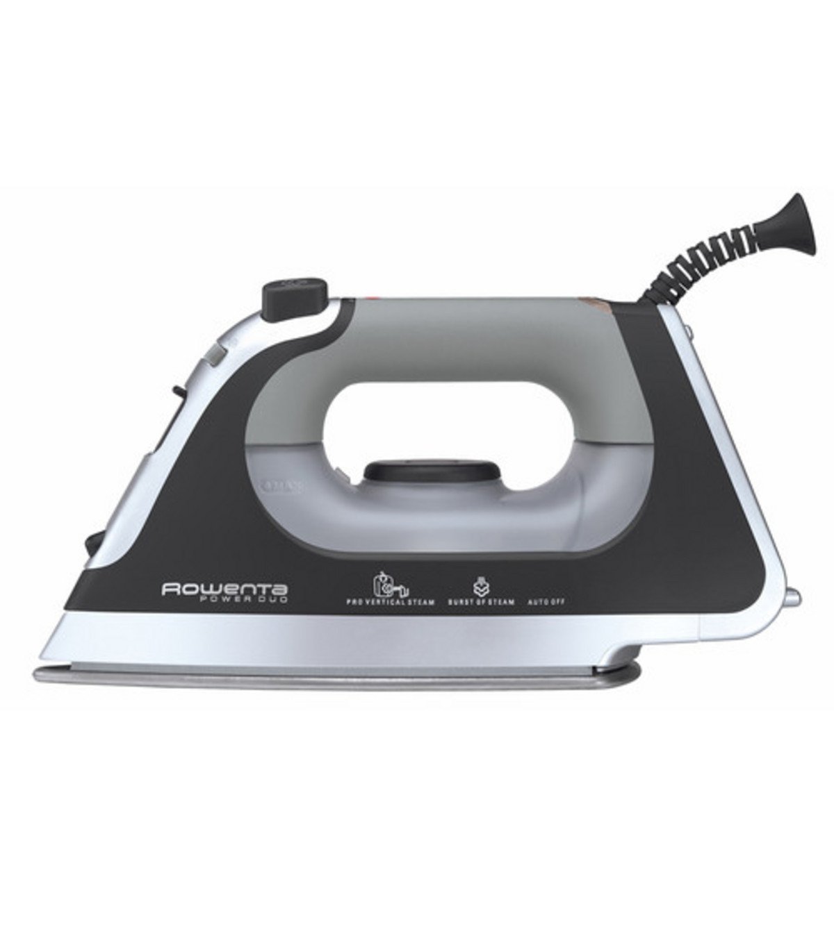 Rowenta DX6900 Power Duo Iron - Professional Steam Iron with 1800W, Auto Shut-off & Anti-Calc System | Perfect for Home, Office & Travel | Smooth Wrinkles on Clothes, Curtains & Fabrics