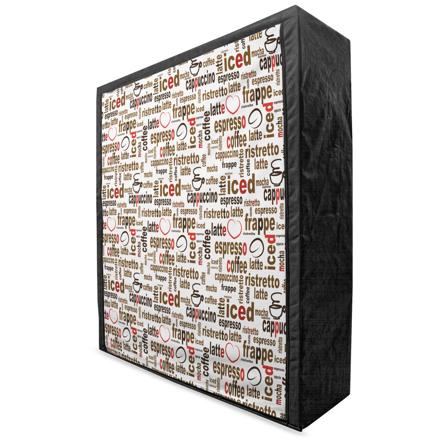 Ambesonne Modern Portable Fabric Wardrobe with Shelves - 59