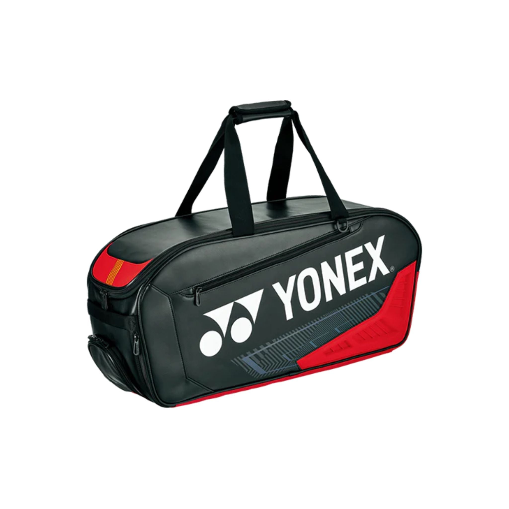 Yonex BAG02331WEX Expert Tournament Badminton Racket Bag - Black/Red - Durable Sports Equipment for Professional Players & Tournaments - Perfect for Badminton, Tennis & Squash Gear Storage