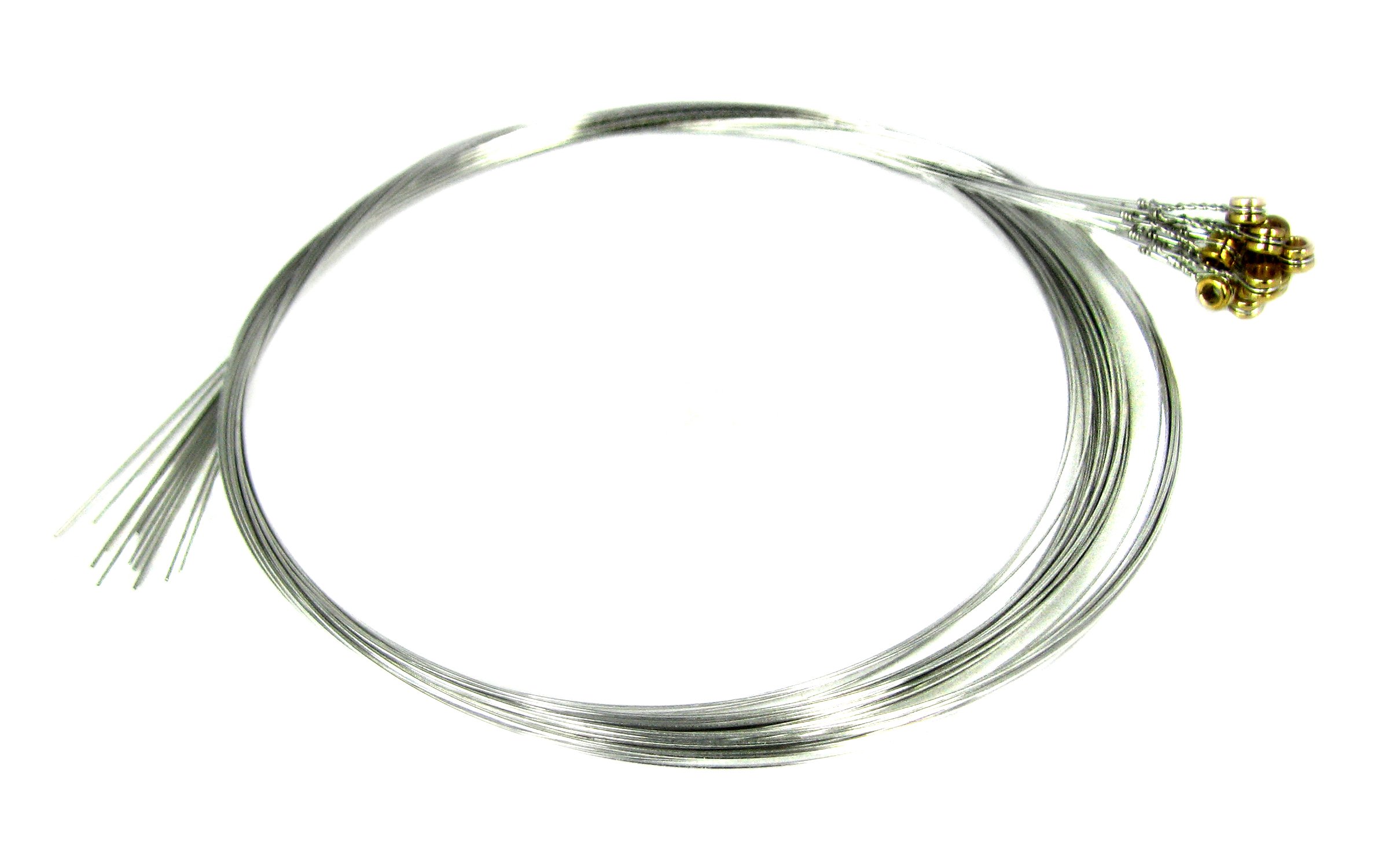 12-Pack 17-Gauge (.017-Inch) Plain Steel Guitar Strings - Unwound, Made in USA | Perfect for Acoustic & Electric Guitars, Studio Recording & Live Performances