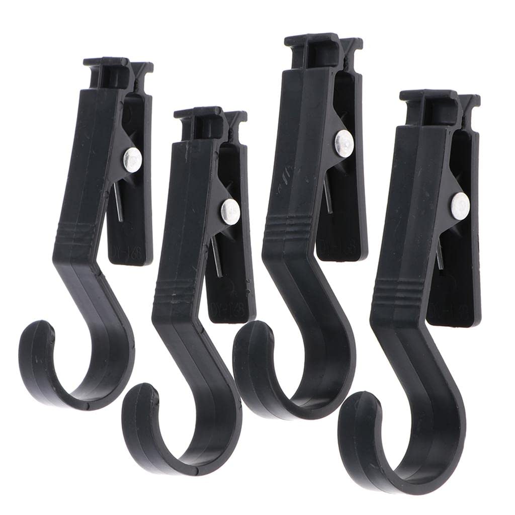 Amagogo 4-Pack Heavy Duty Camping Clips - Hanging Organizer for Towels, Cups & Gear - Perfect for Outdoor Camping, Hiking & Beach Trips
