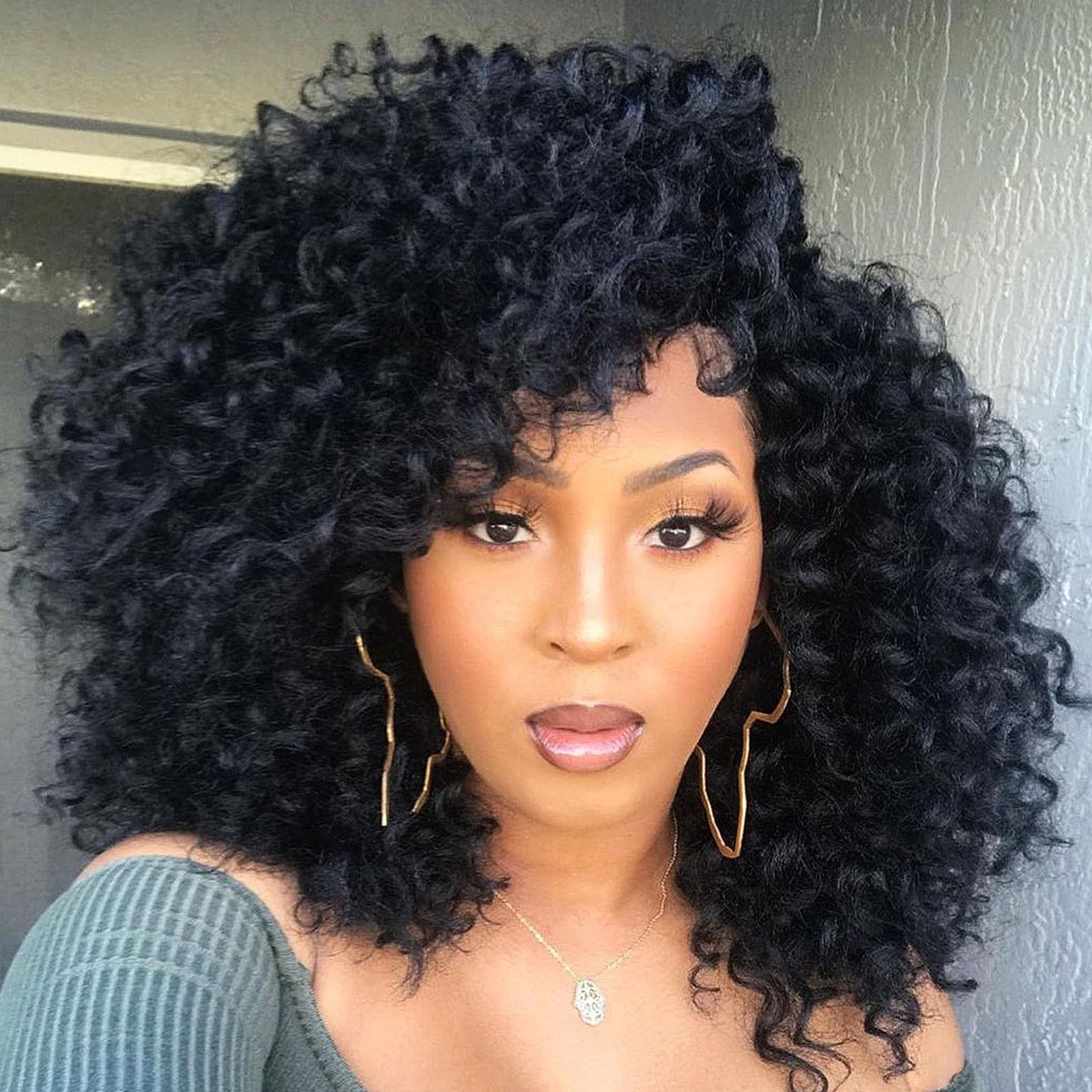 7 Packs 10 Inch Deep Ocean Water Wave Crochet Hair for Black Women - GOGO Curl Synthetic Bohemian Braiding Hair (1B, 10