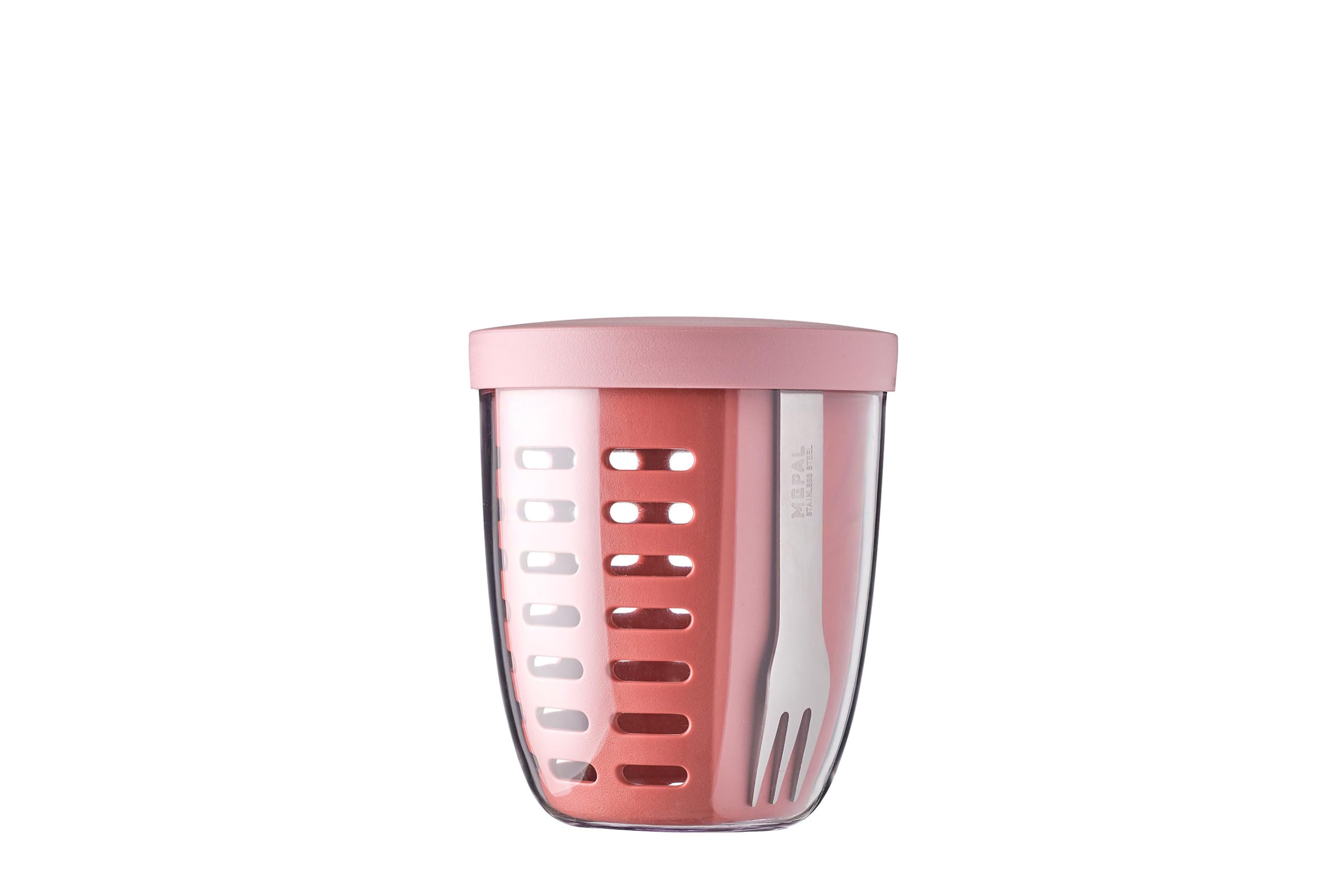 Mepal Ellipse Fruit and Vegetable Storage Container - BPA-Free, Airtight, Microwave Safe - Perfect for Meal Prep, Lunch Box, and Kitchen Organization (Vivid Mauve)