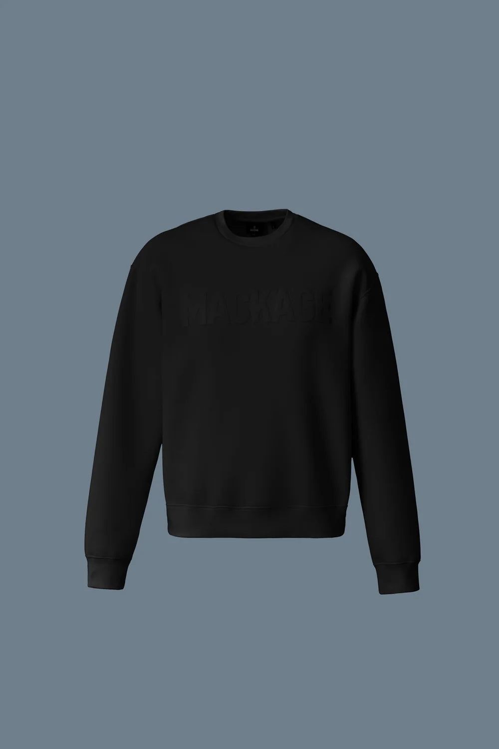 MACKAGE Julius Double Face Jersey Logo Sweatshirt for Men - Cozy Pullover Hoodie with Embroidered Logo - Perfect for Casual Wear, Street Style & Winter Layering