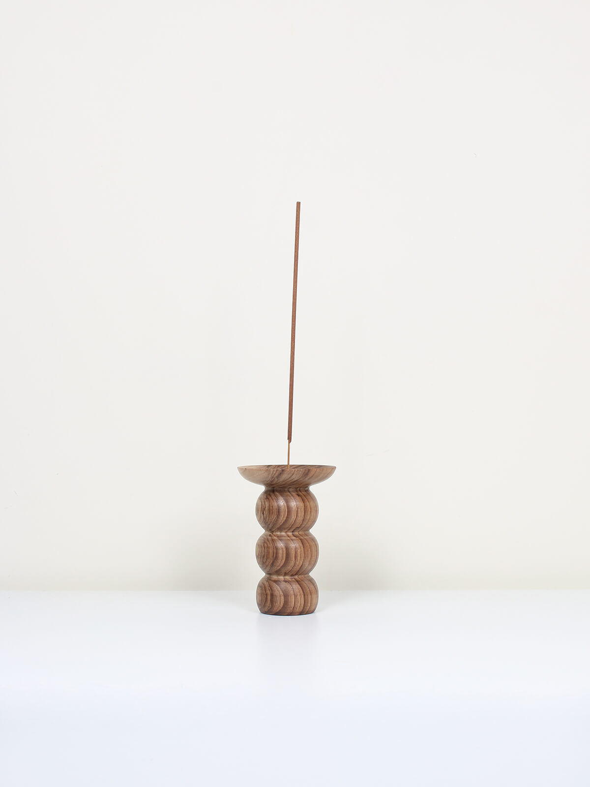 Premium Walnut Wood Incense Holder with Bubble Design - Handcrafted Aromatherapy Accessory for Meditation, Yoga, and Home Decor