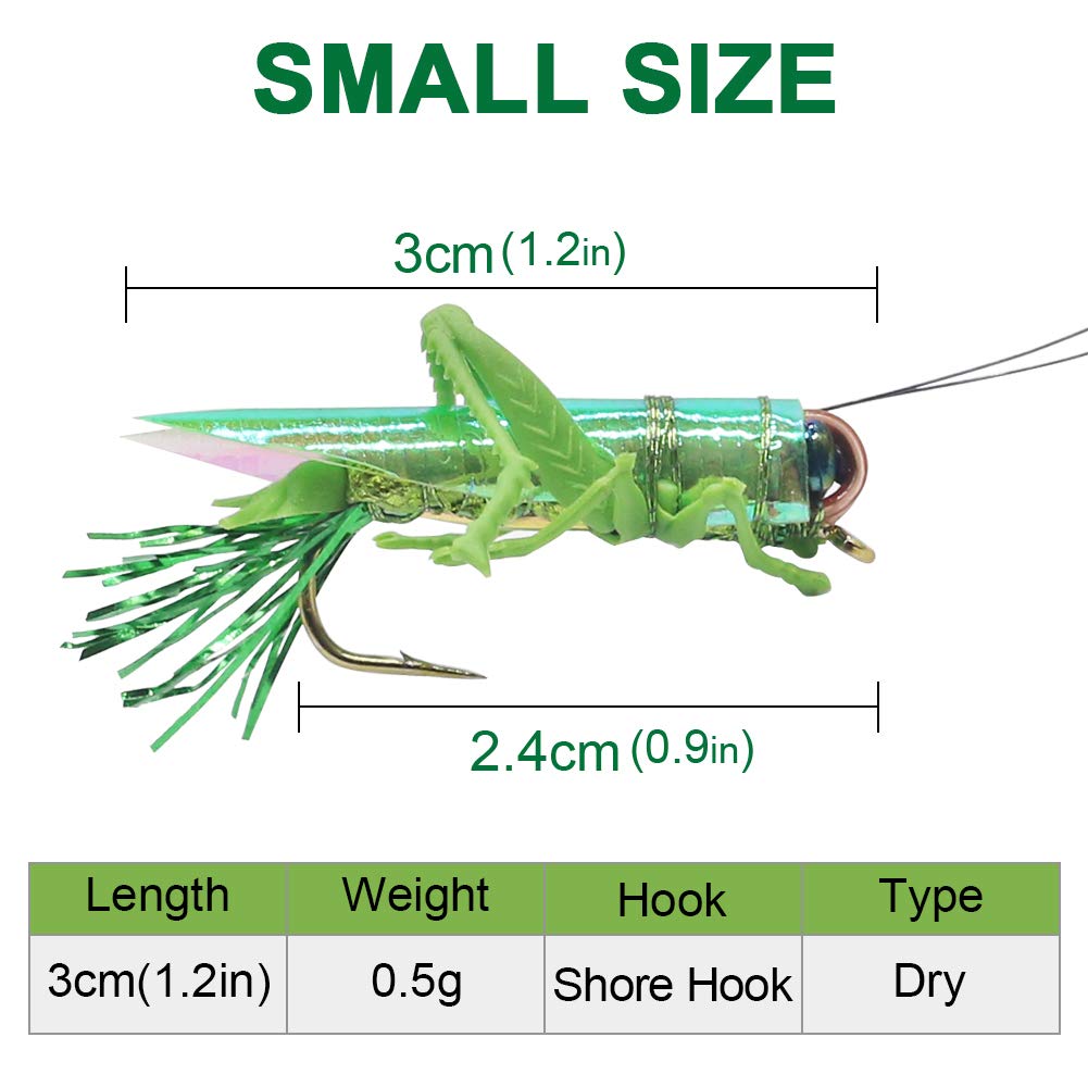 Realistic Hopper Fishing Lure - High-Performance Fly Fishing Bait for Trout & Bass - Perfect for Freshwater & Saltwater Fishing Adventures