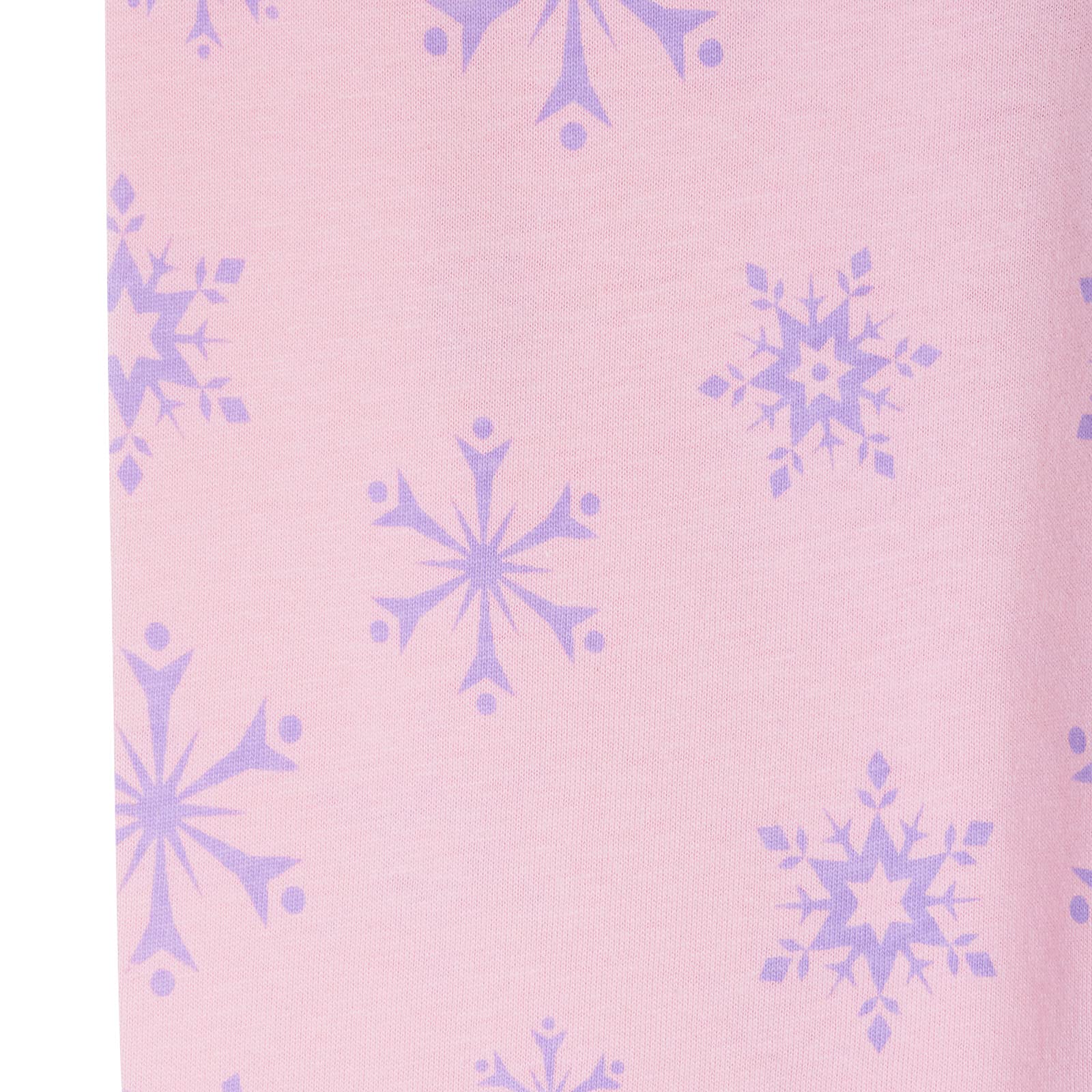 Disney Frozen 2 Girls' 3-Piece Nightwear Set - Princess Elsa Pajamas & Matching Robe for Kids | Cozy Sleepwear & Bathrobe for Bedtime & Playtime