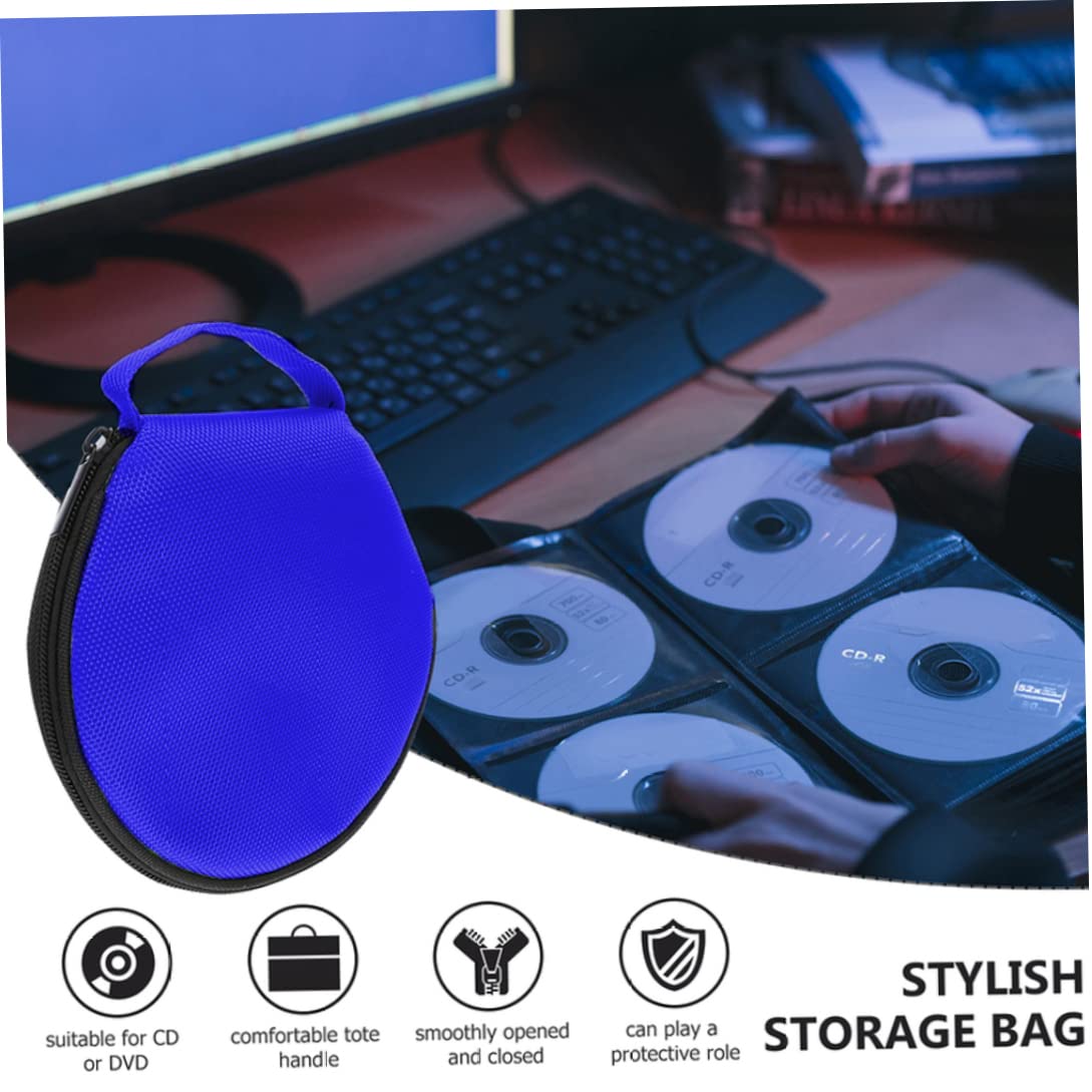 20 Slot CD DVD VCD Storage Case - Zippered Protective Wallet Organizer for Car, Home & Travel | Compact Disc Holder for Music, Movies & Data