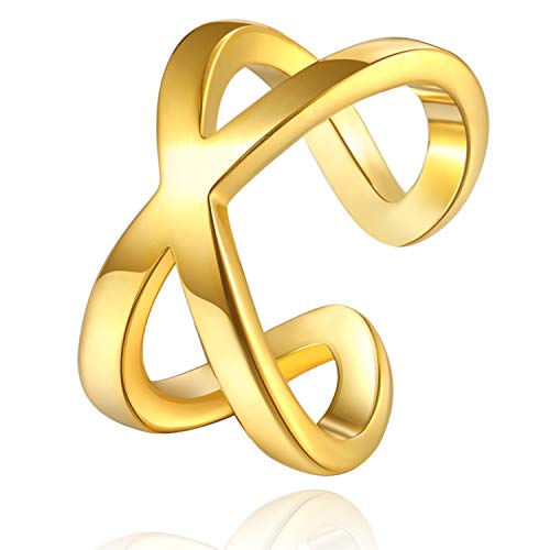 Criss Cross Cuff - Gold