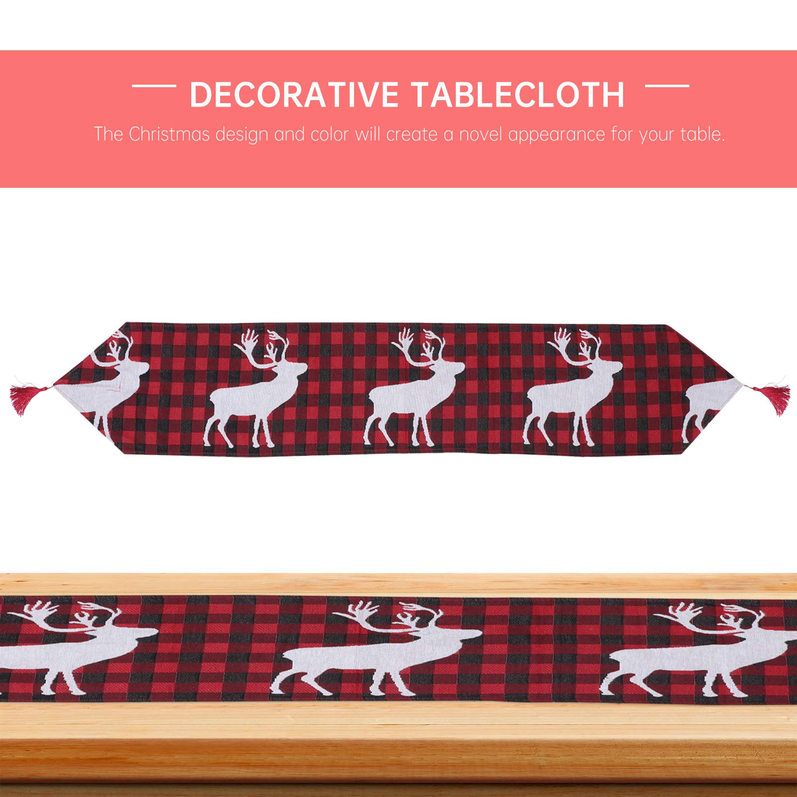 BESPORTBLE Nativity Christmas Table Runner - Rustic Polyester Cotton Table Decoration for Dining Table, Holiday Dinner Party | Perfect for Christmas Celebrations, Family Gatherings & Festive Home Decor
