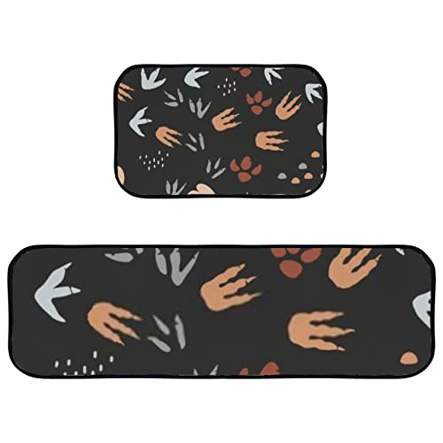 Dinosaur Footprints Pattern