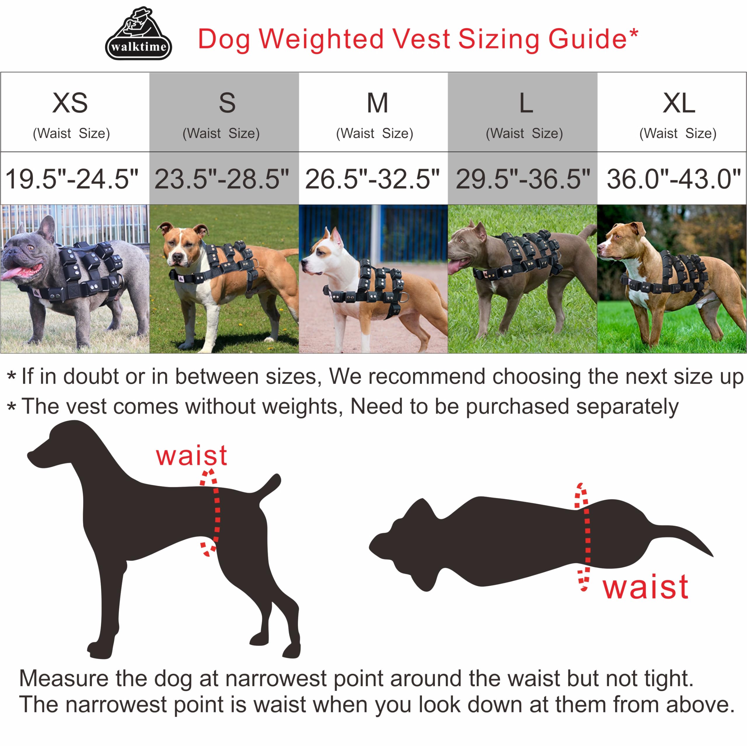 Adjustable Weighted Dog Vest Harness for Small, Medium & Large Breeds - No Pull Tactical Harness with Pockets for Pit Bulls | Weight Loss, Exercise, Walking & Muscle Training | Perfect for Outdoor Adventures, Training Sessions & Daily Walks