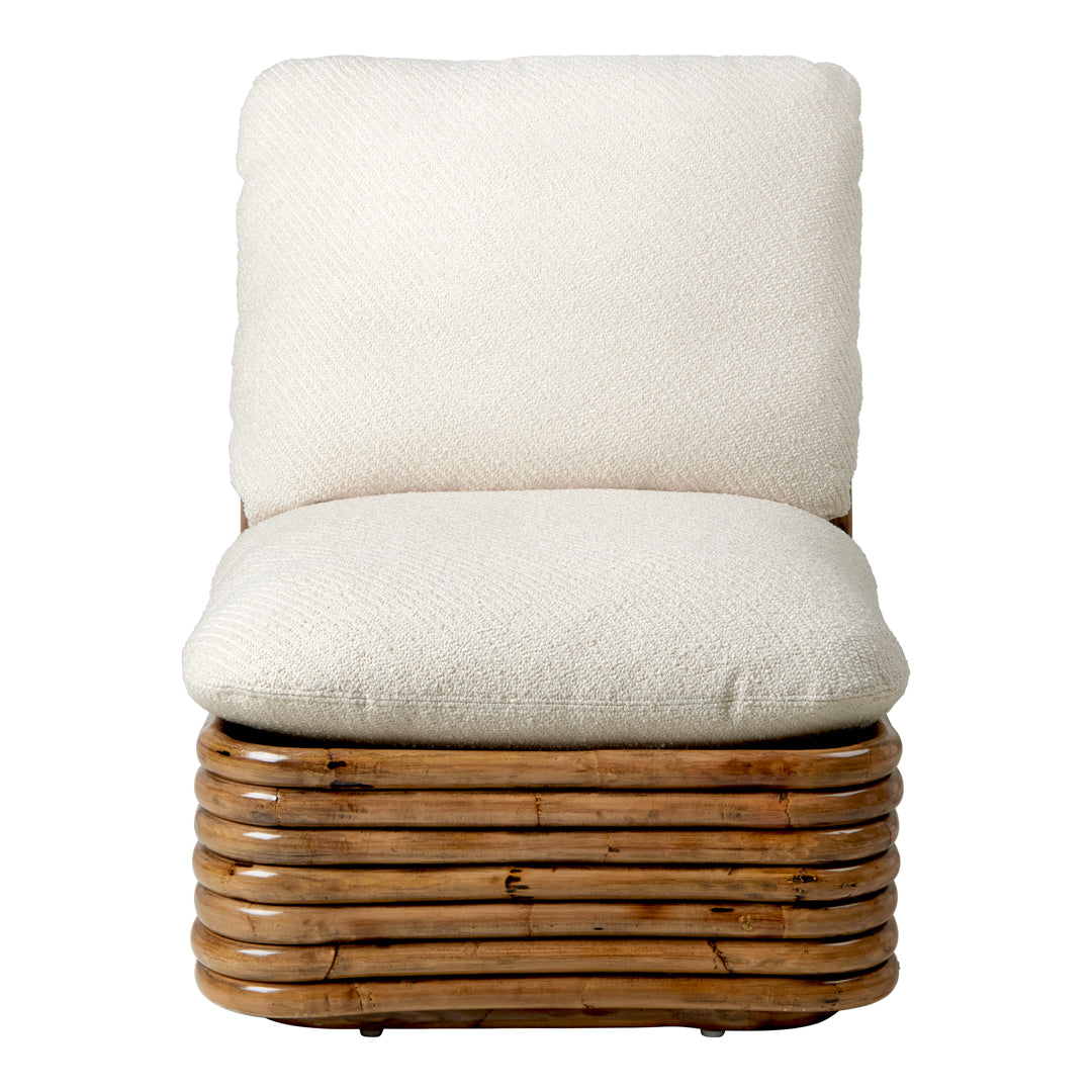 Bohemian 72 Lounge Chair - Handwoven Rattan Outdoor Patio Furniture for Garden, Poolside & Beach Relaxation | Comfortable Boho Style Seating with Cushions