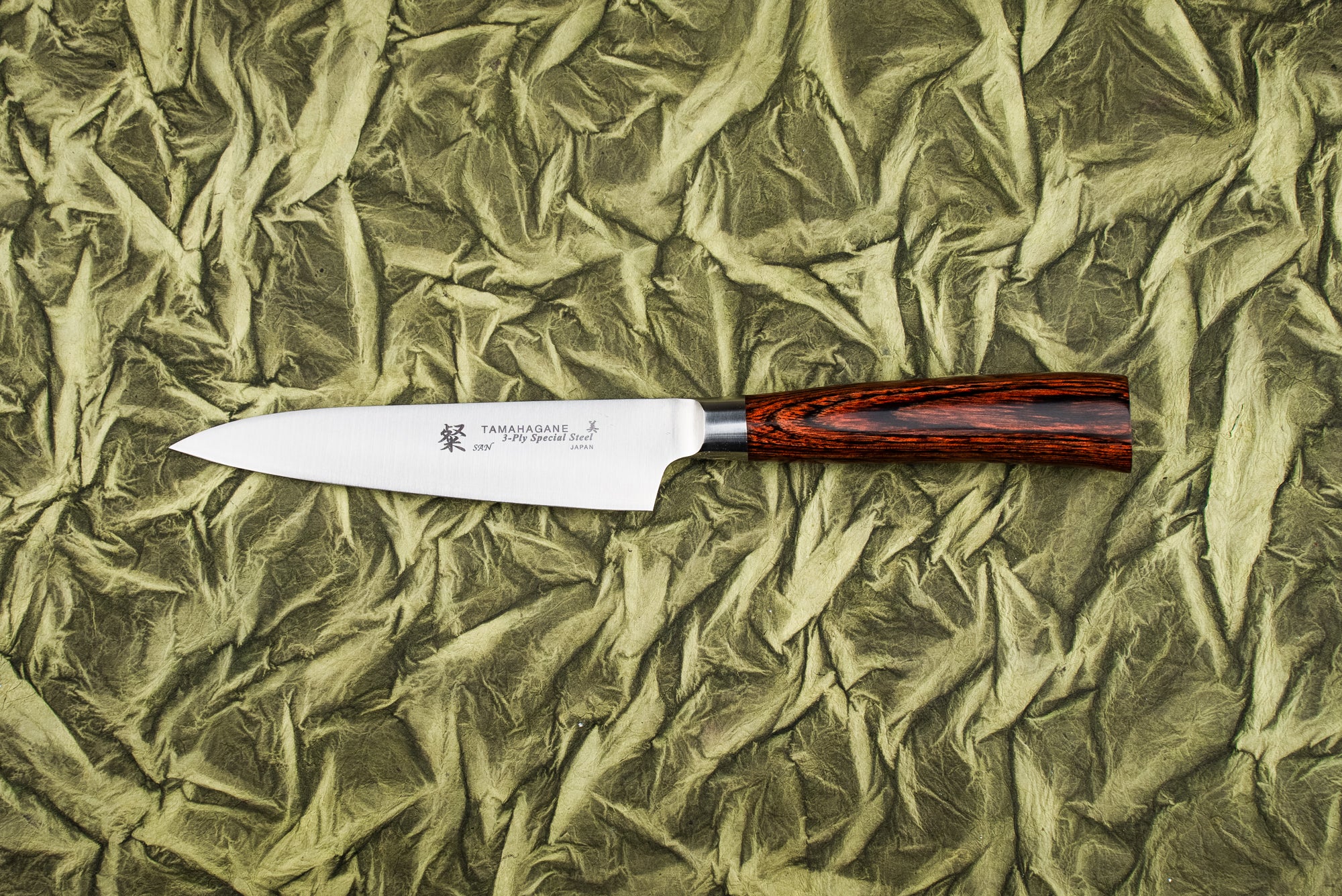 Tamahagane Japanese Petty Knife 120mm - High Carbon Steel Blade for Precision Cutting - Perfect for Home Chefs & Sushi Preparation