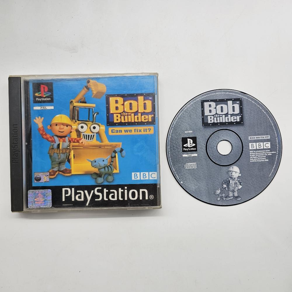 Bob The Builder Can We Fix It? PS1 Playstation 1 Game PAL Version - Classic Kids Adventure Game for Family Fun & Retro Gaming Collection