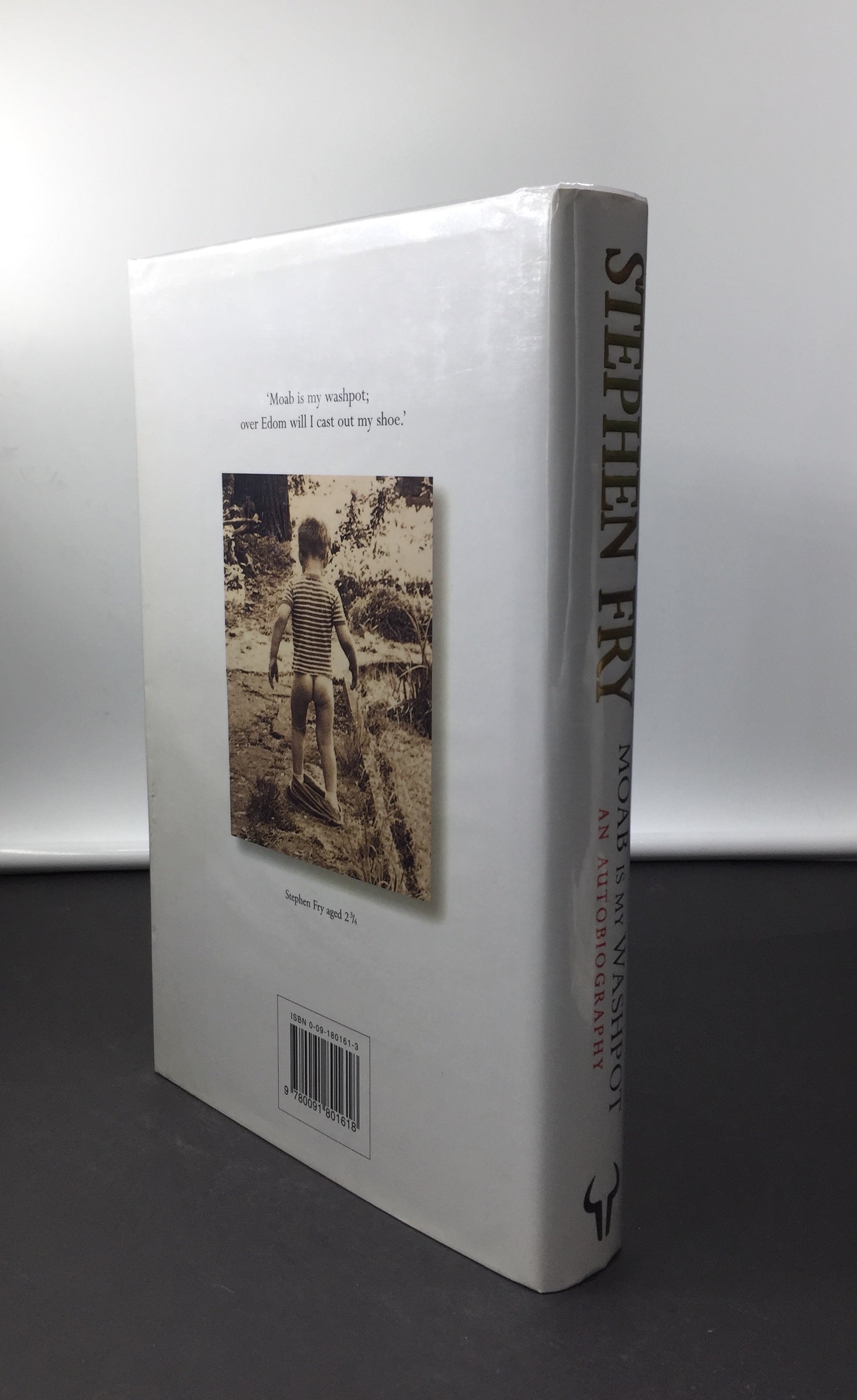 Fry, Stephen - Moab is My Washpot: A Memoir - Autobiography Book for Fans of British Humor & Literature | Perfect for Reading at Home, Travel, or Book Clubs