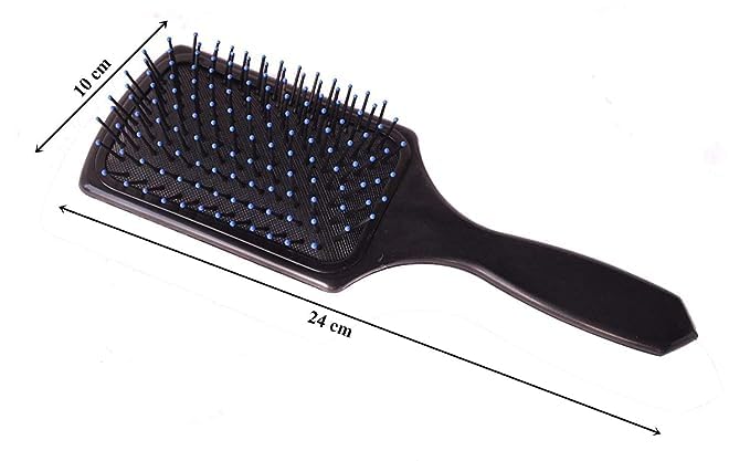 BANIRA Large Rectangular Cushion Paddle Hair Brush for Blow Drying, Detangling, Styling & Smoothing - Professional Salon Quality Hairbrush for Straightening & Volumizing - Perfect for Home Use & Salon Styling