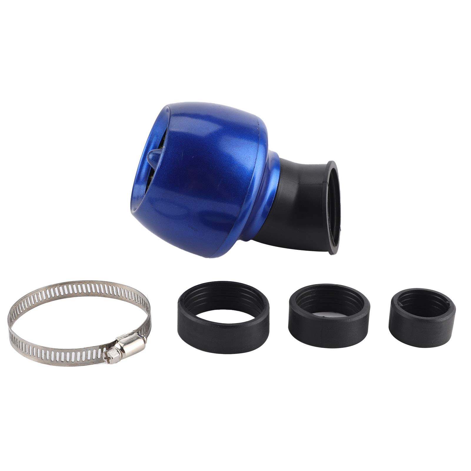 Universal Washable & Reusable Motorcycle Air Intake Filter - Fits 1.1-1.9 Inch Inner Diameter Pipes - High Performance Engine Protection for Dirt Bikes, ATVs & Cruisers - Perfect for Off-Road Riding & Urban Commuting