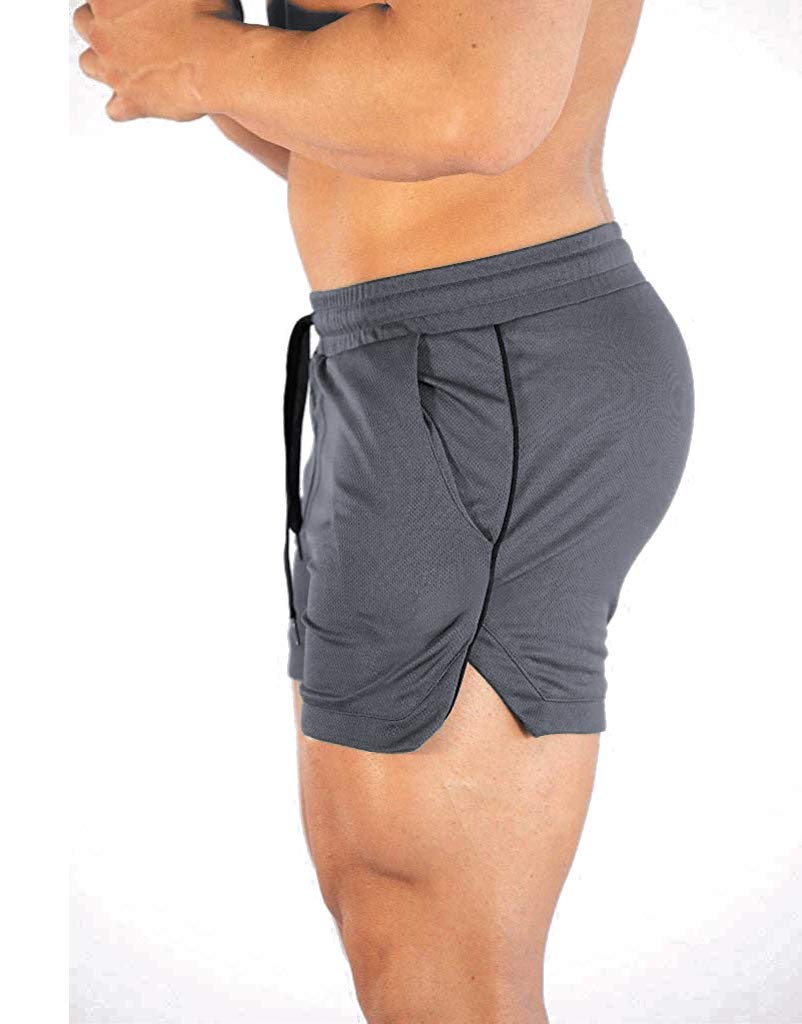 EVERWORTH Men's 5 Inch Inseam Athletic Shorts - Gym Workout, Running, Bodybuilding & Casual Wear - Lightweight Quick-Dry Training Shorts for Sports & Everyday Use