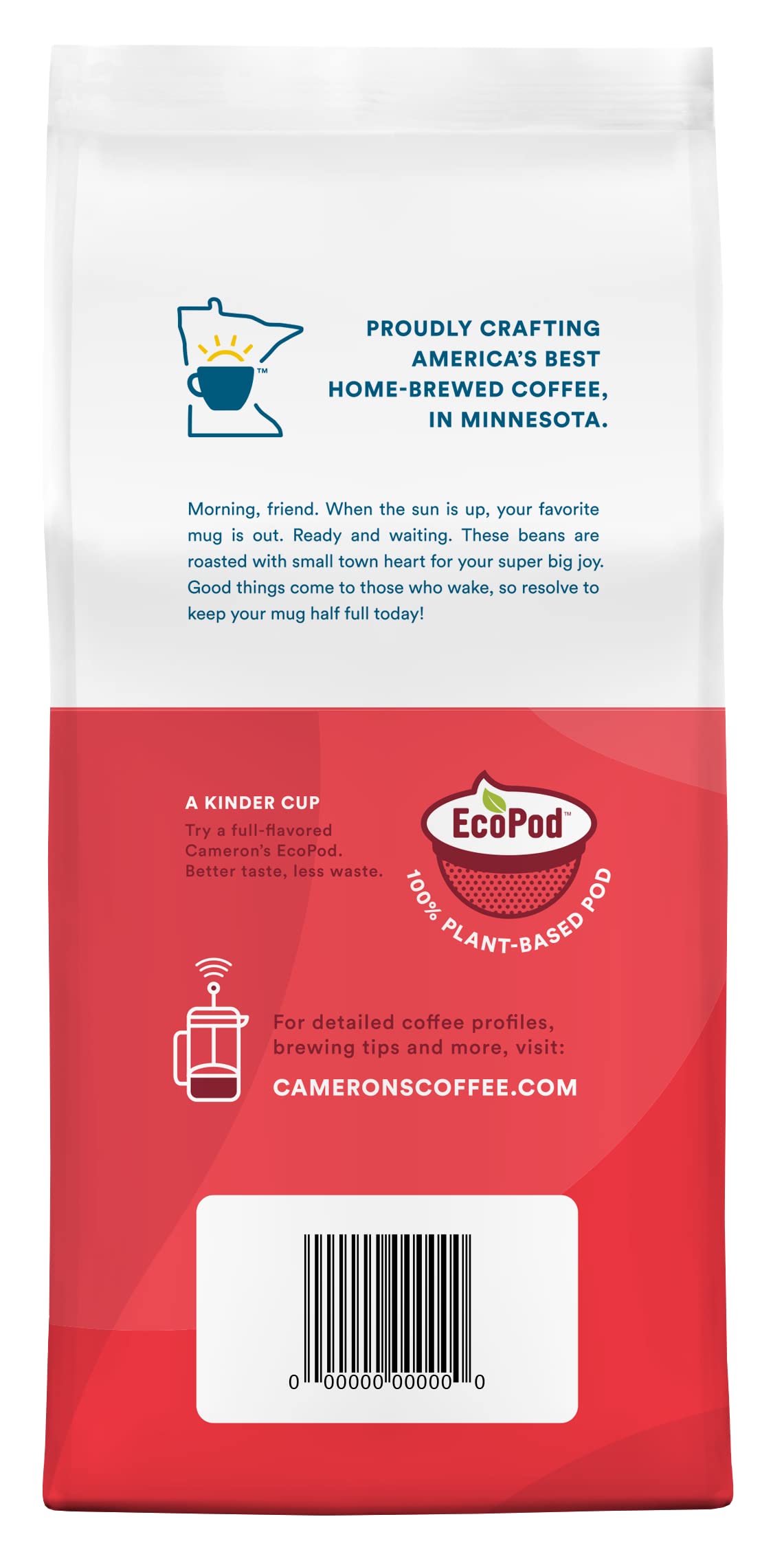 Premium Cameron's Coffee Roasted Ground Coffee - Chocolate Caramel Brownie Flavor, 12oz (Pack of 3) | Rich & Smooth Blend for Morning Brew, Afternoon Pick-Me-Up & Office Coffee Break