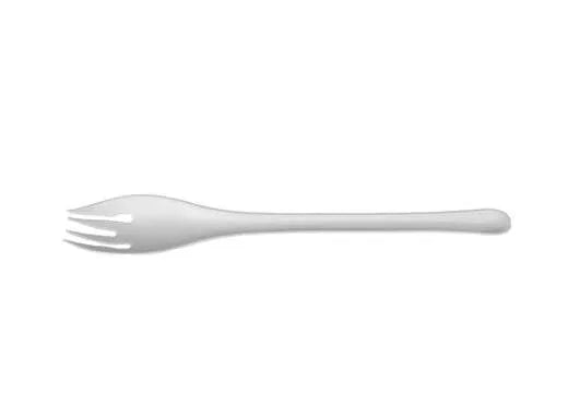 Eco-Friendly White Disposable Forks - Biodegradable Cutlery for Parties, Picnics & Outdoor Dining