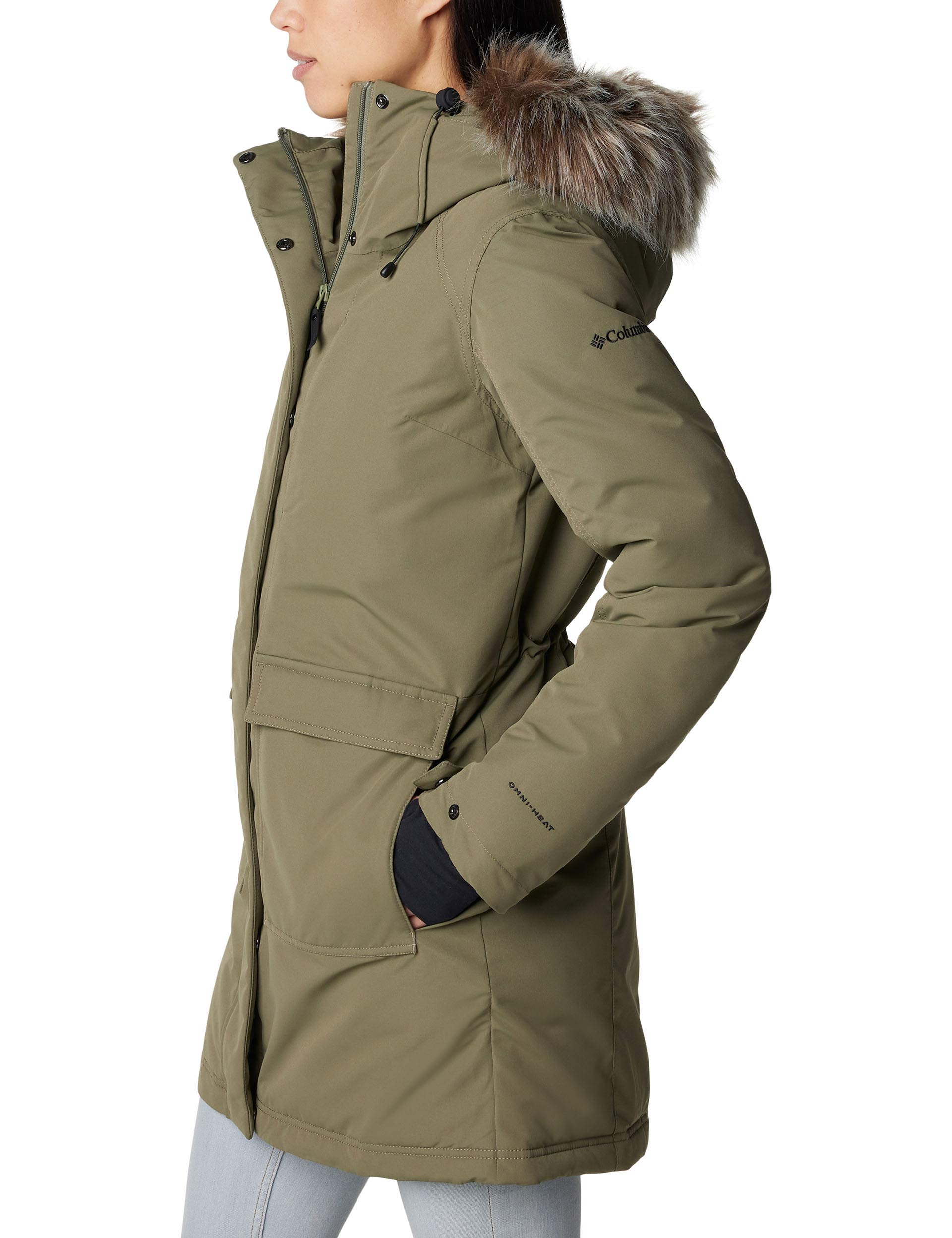 Little Si II Waterproof Parka Jacket for Women & Men - Lightweight Raincoat with Hood, Windproof Outdoor Shell (Stone Green) - Perfect for Hiking, Camping & Everyday Rainy Weather