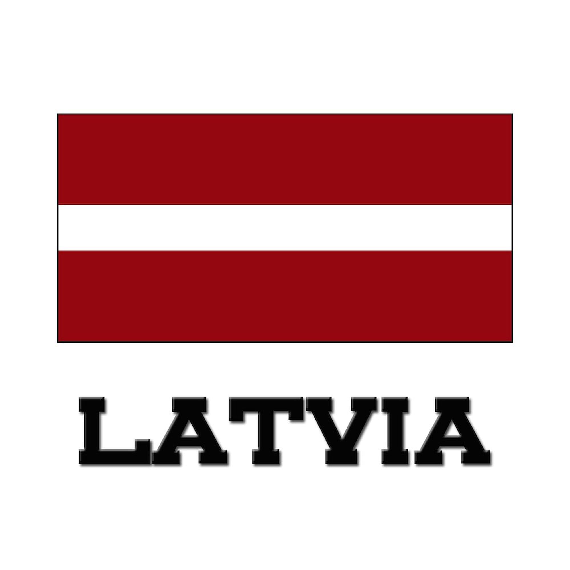 Latvia Flag Baseball Jersey for Men - Cotton 3/4 Raglan Sleeve Shirt | Comfortable & Durable Fanwear for Baseball Games, Sports Events & Patriotic Occasions