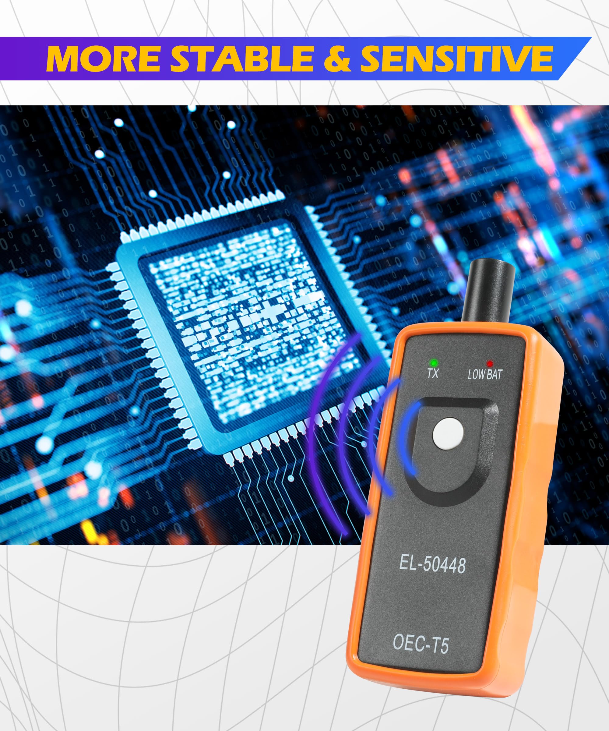 Universal TPMS Relearn Tool EL-50448 for Car Tire Sensor Reset - OEC-T5 Compatible