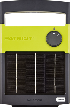 PATRIOT SOLARGUARD 150 Electric Fence Energizer - Solar Powered Electric Fence Charger for Livestock & Farm Security | Perfect for Pastures, Gardens & Property Protection