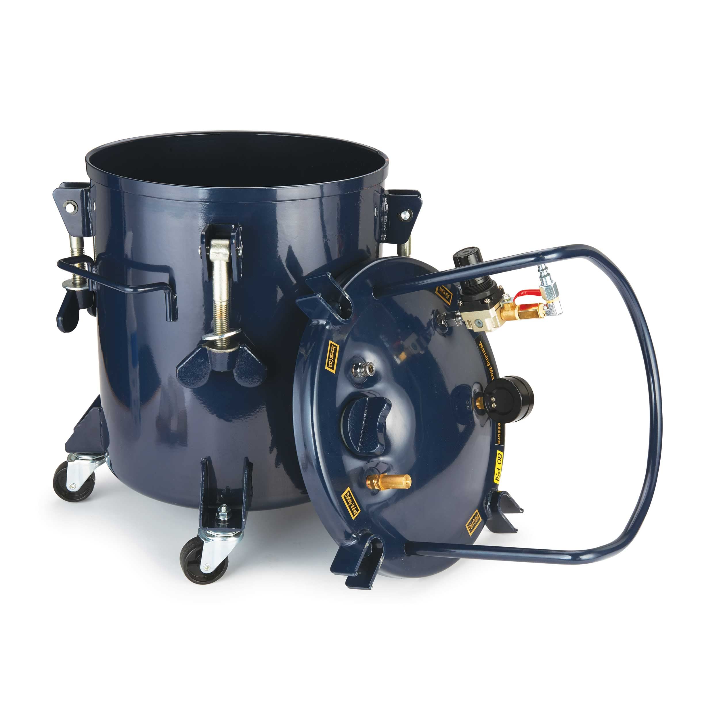California Air Tools 365CW Pressure Pot for Resin Casting - 5 Gallon Capacity, 80 PSI, Durable Steel Construction - Perfect for Epoxy Resin Art, Jewelry Making, and DIY Craft Projects