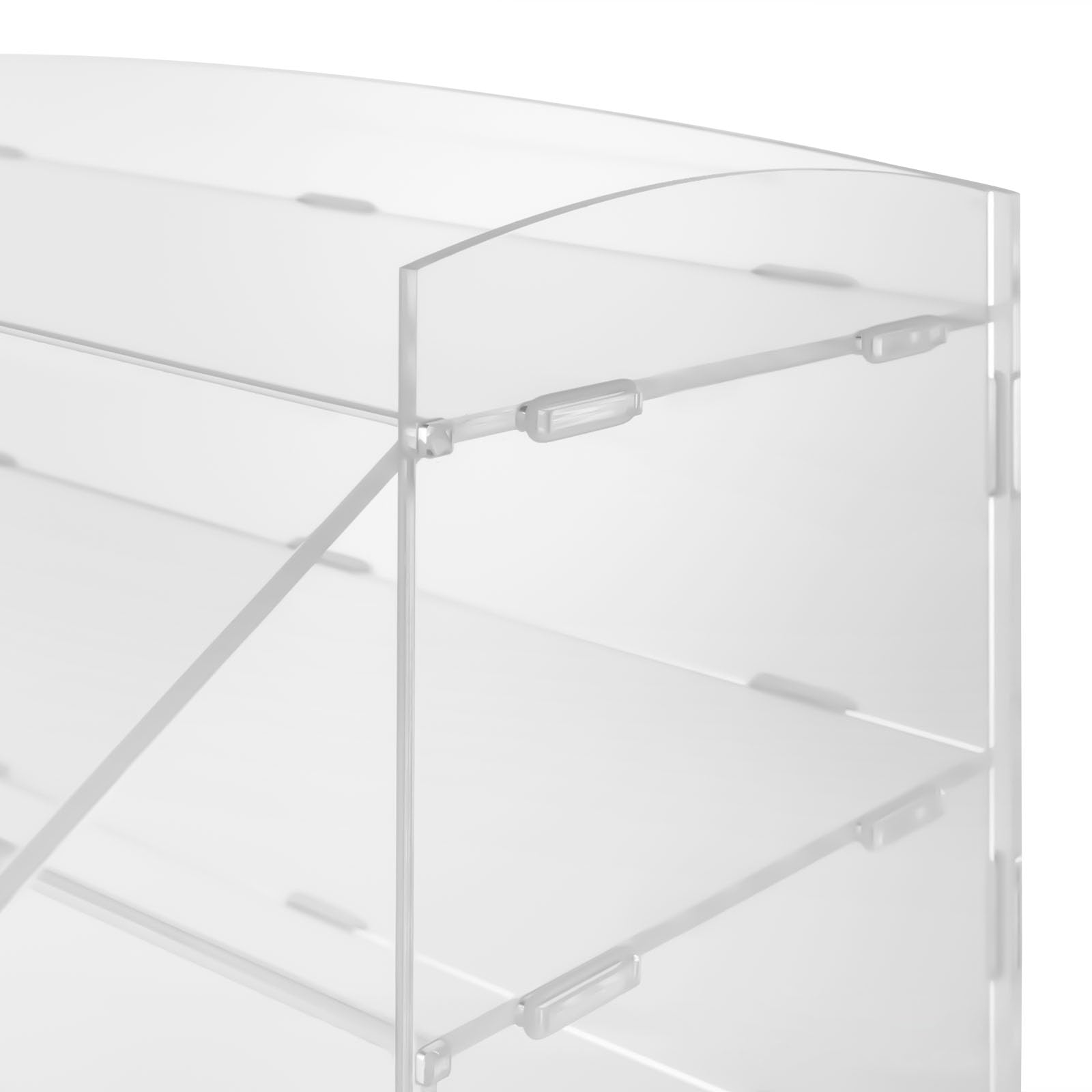 5-Tier Acrylic Display Case for Bakery Pastries, Donuts & Cookies - Countertop Dessert Showcase Shelf - Perfect for Bakeries, Cafes & Retail Stores